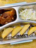 Bekal Anak TK: Dori panggang + Kentang goreng salad