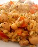 Risotto simple de champiñones. #entrenador