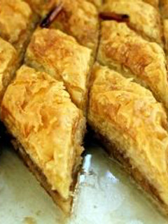 A picture of Baklawa sweets.