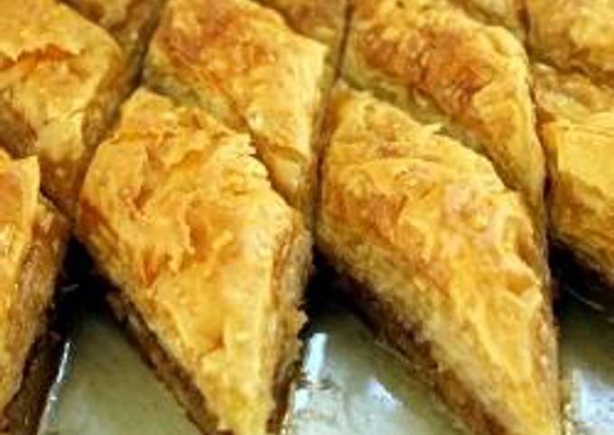 Recipe of Homemade Baklawa sweets