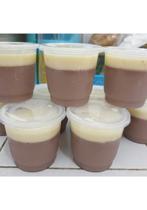 Foto resep Puding Coklat Vla ala KFC