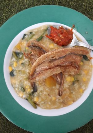 Foto resep Bubur manado resep suamiku😉😍
