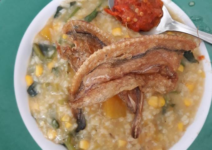 Cara Gampang Membuat Bubur manado resep suamiku😉😍, Lezat