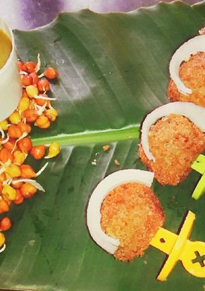 A picture of Masoor chana cheese pops.