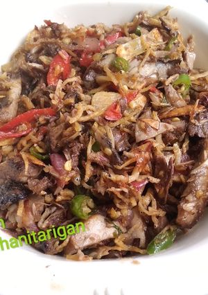 Foto resep Tongkol suir teri pedas