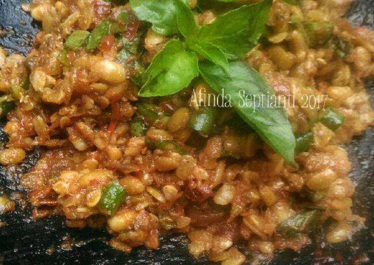 Resep Sambal Tempe Penyet, Lezat Sekali