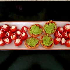 A picture of My Two Cheese stuffed Sweet Piquantè Peppers.