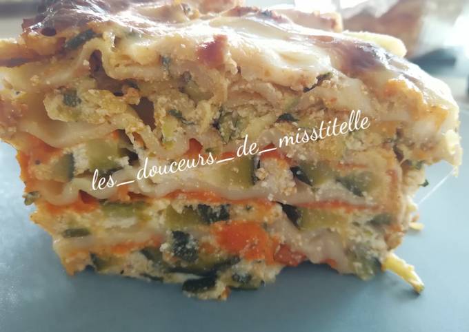 Lasagne courgette, tomates et ricotta