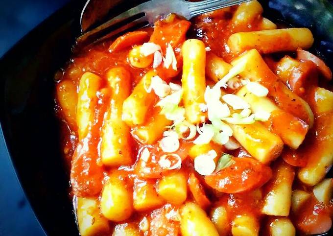 Bagaimana Menyiapkan Tteokbokki simple home made ala2 Anti Gagal