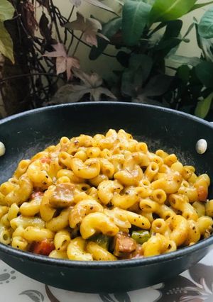 A picture of Masala Macaroni.