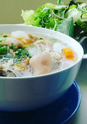Hình của món Bánh canh giò heo.