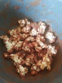A picture of Salted Chocolate Popcorn.