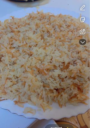 صورة لوصفة رز مصري بشعريه