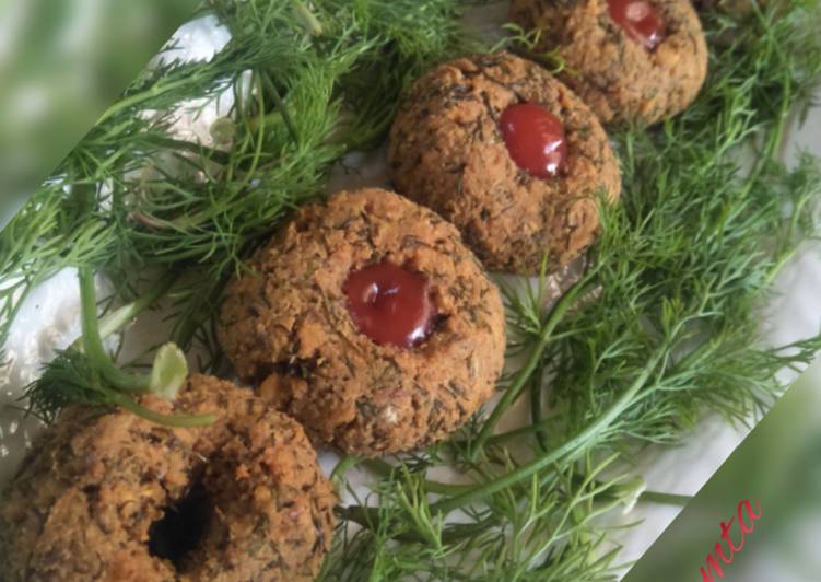 Dill leaves Chana dal Vada