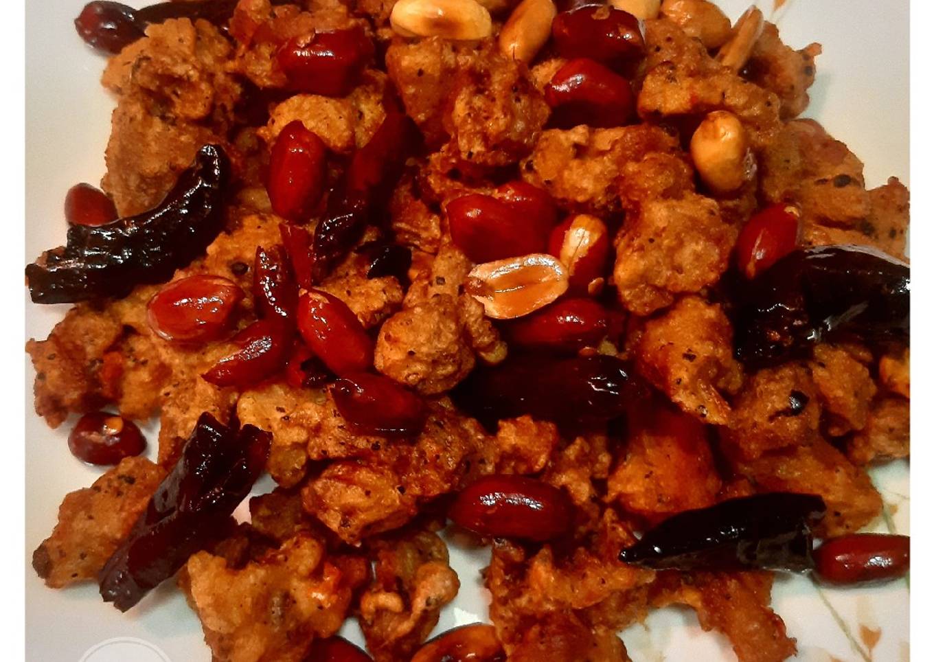 Schezwan Chicken Fries (Chinese Style Chicken Pakoda)