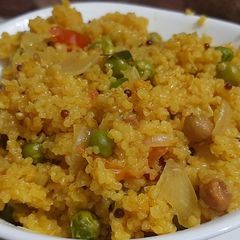 A picture of Daliya upma.