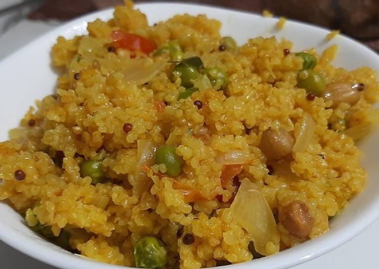 Simple Way to Make Super Quick Homemade Daliya upma