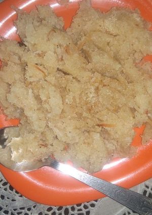 A picture of Suji ka halwa.