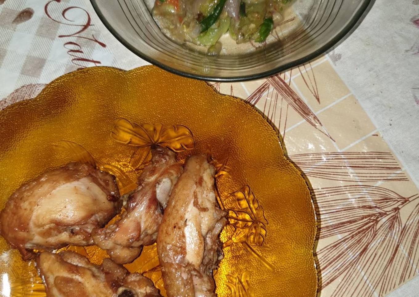 Ayam Goreng praktis sambel hijau (ala farida nurhan)