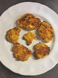 Una foto de Milanesas de coliflor - Apta para candidiasis (sin gluten, sin azúcar, sin lácteos)