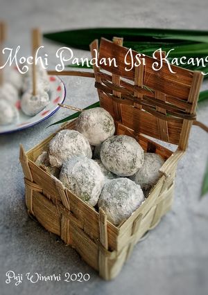 Foto resep Mochi pandan isi kacang