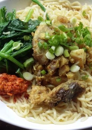 Foto resep Mie ayam ala mamikya (bakmi)