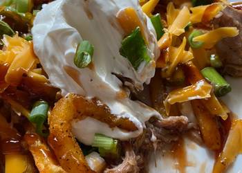 Ultimate Serving Recipe Loaded Pulled pork fries Savory Delicious