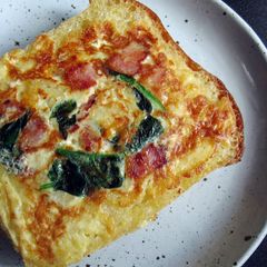 A picture of Quick & Toasty Bacon Quiche.