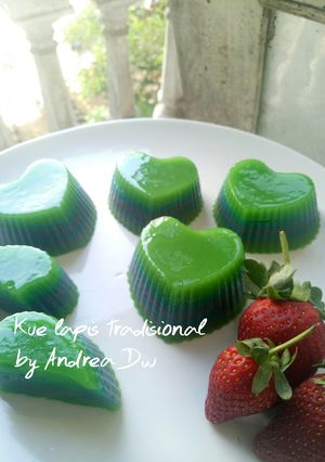 Foto resep Kue lapis cinta