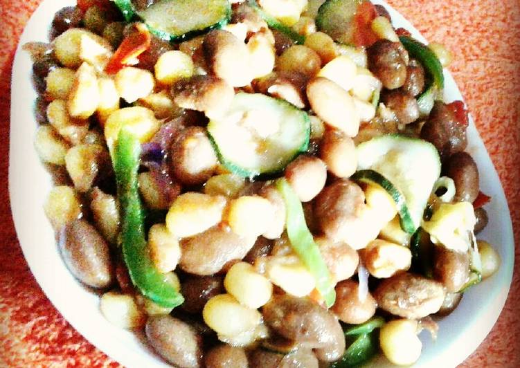 Recipe of Quick Pan fried soft Corn&amp; beans(githeri)