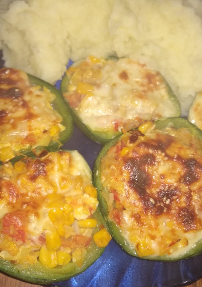 Una foto de Zapallitos rellenos vegetarianos