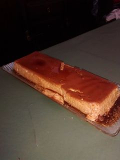 Una foto de Flan de dulce de leche
