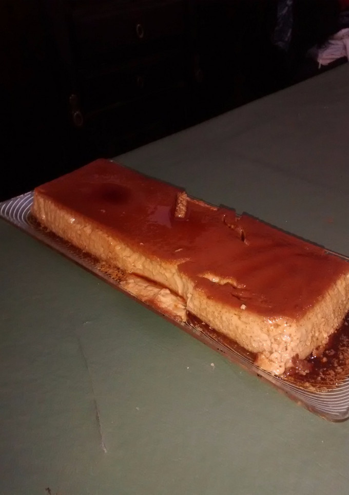Una foto de Flan de dulce de leche