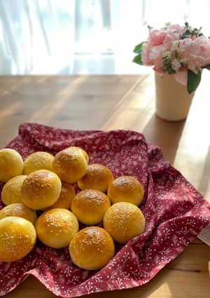 Tejes zsemle recept fotója