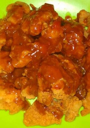 Foto resep Crispy chicken saus bbq