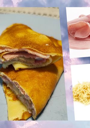 Une photo de Crêpes au jambon