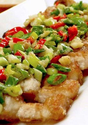 香煎白切肉佐蔥醬 的食譜成品照片