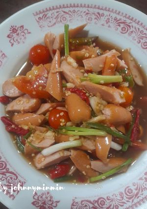 รูปของ ตำไส้กรอก