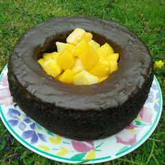 Chocho Mango Donut style Cake: A picture of Chocho Mango Donut style Cake:.