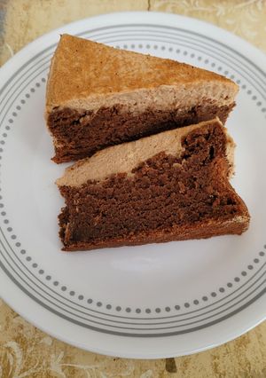Foto resep Chocolate Kinako Gateau