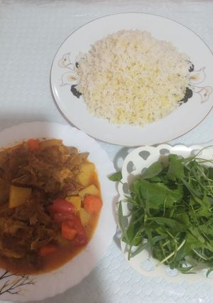 عکسی از دستور تاس کباب