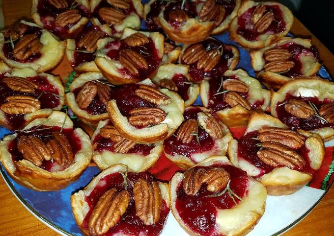 Steps to Prepare Super Quick Homemade Cranberry Brie Cups