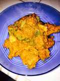 Rendang daging sapi jengkol pedas