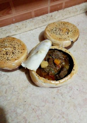 صورة لوصفة طاجن لحمه تركي