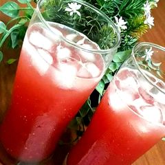 A picture of Chilled watermelon juice.