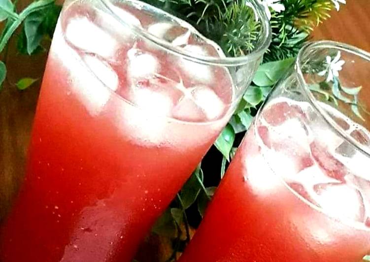 How to Make Homemade Chilled watermelon juice