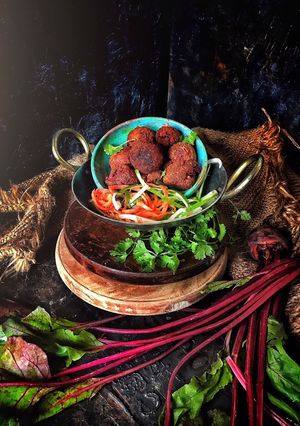 A picture of Vegetable chopKolkata street food.