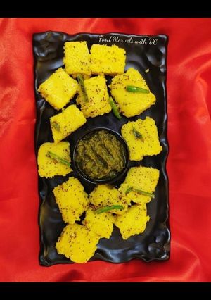 A picture of Rawa Dhokla.