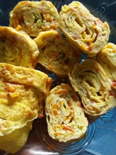 Foto resep Telur dadar ala korea by mama rafa