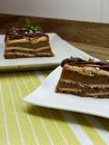 Saludable tarta de la abuela de café sin azúcar